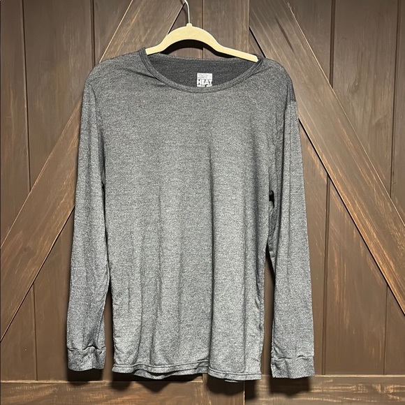 32 Degrees Other - 32 Degrees Gray Long Sleeve Tee Soft Heathered Fabric …Heat